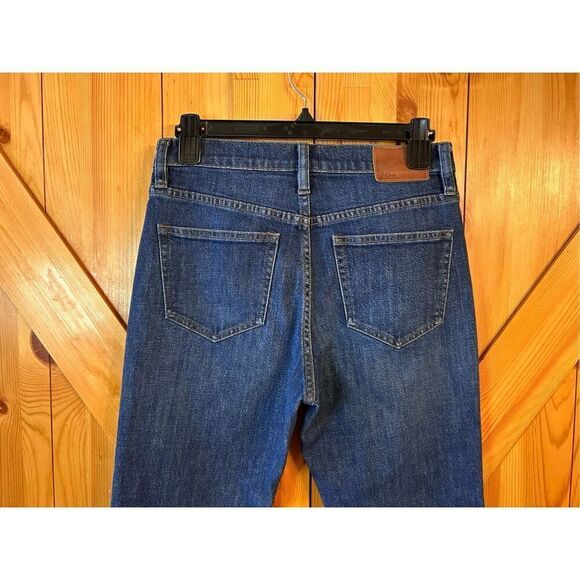J Crew Jeans Womens Size 26 Stretch Dark Wash Distressed (4088) - Picture 6 of 8